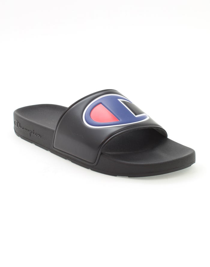 Champion Badslippers Heren - Zwart - C Logo ( 549027-BLM )